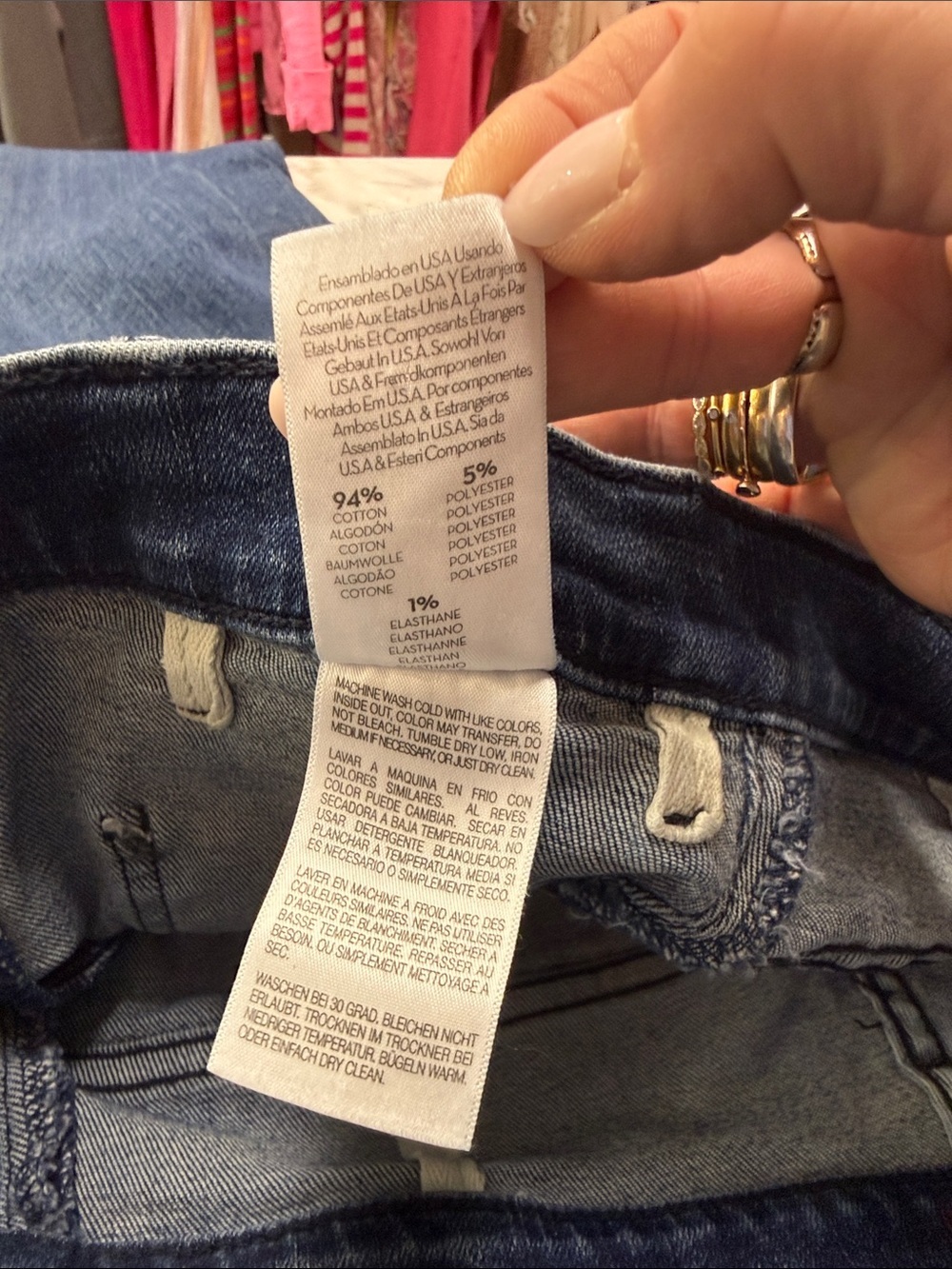 Mother Hustler Roller Patch Pocket Jeans in Out for The Evening Size 26 - Picture 12 of 15